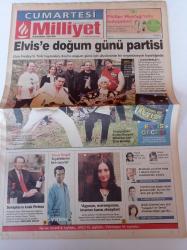Milliyet Cumartesi Gazetesi - 14 Aralık 2002 - Elvis Presley'in Türk Hayranlarından Elvis'e Doğum Günü Partisi- Yavuz Bingöl - Şarapların Kralı Petrus'un Üreticisi Christian Moueix