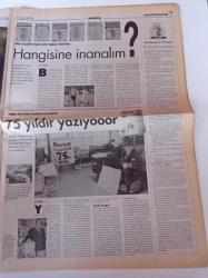 Milliyet Pazar Gazetesi - 6 Eylül 1998 - Bir Pazarına Eroin Yağdı - Demir Bakire İstanbul'da - Lezbiyen Taklidi Yapan Erkekler - İlk Tango - Demet Şener