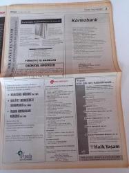 Milliyet İş Yaşamı Ve İnsan Kaynakları Gazetesi - 8 Mart 1998 - Sayı 66 - Bilim Adamları Dönüyor Tersine Beyin Göçü Başladı - Ali Nesin Fotoğrafı - Beşeri Sermaye Hareketliliği - Doktor Uğur Tandoğan