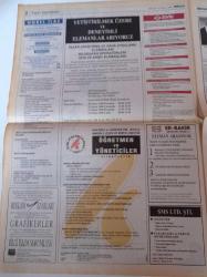 Milliyet İş Yaşamı Ve İnsan Kaynakları Gazetesi - 17 Mayıs 1998 - Sayı 76 - Kalitede 2000 Projesi - Kültür Gezisi Tutkunlarına Fest Travel - İlke Merkezli Liderlik - Faruk Pekin