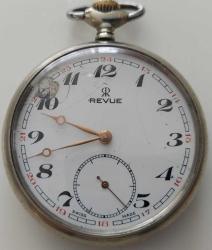 İSVİÇRE REVUE MARKA ORİJİNAL ANTİK KURMALI MUHTEŞEM BAKIMLI PORSELEN KADRAN BEYAZ KADRAN AKTİF CEP SAATİ R1E1V1U ÇOK NADİR
