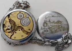 İSVİÇRE HISLON MARKA ORİJİNAL ANTİK KURMALI MUHTEŞEM BAKIMLI PORSELEN KADRAN KÖSTEKLİ AKTİF CEP SAATİ H1SS2 NADİR