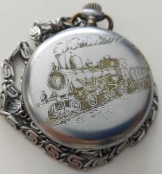 İSVİÇRE HISLON MARKA ORİJİNAL ANTİK KURMALI MUHTEŞEM BAKIMLI PORSELEN KADRAN KÖSTEKLİ AKTİF CEP SAATİ H1SS2 NADİR