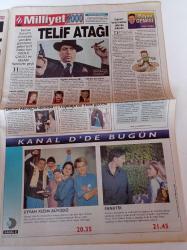 Milliyet 2000 Gazetesi - 12 Temmuz 2000 - Kemal Sunal Filmlerinde Telif Sorunu - Nükleer Çatışma Çıktı - Bahçeköy Ormanı Eyüp Ozbulat'a Emanet- Fedon'un Bir Gömleği 1.5 Milyar