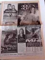 Milliyet 2000 Gazetesi - Hülya Avşar Perşembe Geceleri Evde Yasin Okurum - Sil Baştan Sibel Can - Harvard'dan Sanal Davet - Deniz Akkaya Erdal Acar Beni Dövmedi