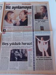 Milliyet 2000 Gazetesi - 30 Haziran 2000 - Hülya Avşar Fotoğrafı - Seks Kölesi Çocuklar - Süleymaniye Camii Dökülüyor Ödenek Ayıbı - Bruce Willis - Mine Çayırlıoğlu