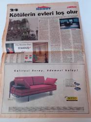 Milliyet Konut Gazetesi - 1998 - Bu Evler Çok Akıllı - Tek Yapı A.Ş.'nin Sahibi Ali Candan Büyükçelen- Hazır Beton Kaliteyi Arttırdı -Kötülerin Evleri Loş Olur