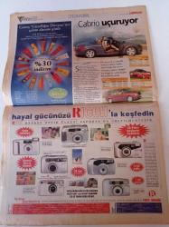 Milliyet Vitrin Gazetesi - 17 Haziran 2000 - Sayı 186 - Cansu Dere Fotoğrafı - Cabrio Uçuruyor - Plajlar Podyum Gibi - Ahşabın Dönüşü - Tom Cruise - Görevimiz Tehlike 2 Vizyonda