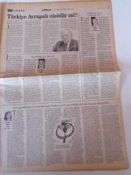 Milliyet Ekonomi Helsinki Zirvesi Gazetesi - 10 Aralık 1999 - Kopenhag Kriterleri-Avrupa'da Büyük Final- Sabancı Holding Başkanı Sakıp Sabancı - Avrupa Birliği Komisyonu Üyesi Günther Verheugen- Devlet Bakanı Recep Önal