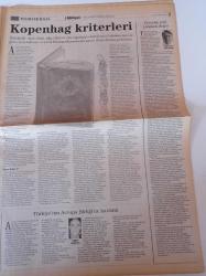 Milliyet Ekonomi Helsinki Zirvesi Gazetesi - 10 Aralık 1999 - Kopenhag Kriterleri-Avrupa'da Büyük Final- Sabancı Holding Başkanı Sakıp Sabancı - Avrupa Birliği Komisyonu Üyesi Günther Verheugen- Devlet Bakanı Recep Önal