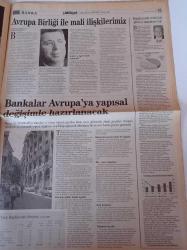 Milliyet Ekonomi Helsinki Zirvesi Gazetesi - 10 Aralık 1999 - Kopenhag Kriterleri-Avrupa'da Büyük Final- Sabancı Holding Başkanı Sakıp Sabancı - Avrupa Birliği Komisyonu Üyesi Günther Verheugen- Devlet Bakanı Recep Önal