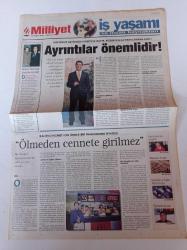 Milliyet İş Yaşamı Ve İnsan Kaynakları Gazetesi - 28 Mart 1999 - Sayı 121 - Demokratik Sol Parti Şişli Belediye Başkan Adayı Mustafa Sarıgül Fotoğrafı - Ölmeden Cennete Girilmez - McDonald's - İhracat Yapan Yan Sanayiciler