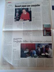 Milliyet İş Yaşamı Ve İnsan Kaynakları Gazetesi - 28 Mart 1999 - Sayı 121 - Demokratik Sol Parti Şişli Belediye Başkan Adayı Mustafa Sarıgül Fotoğrafı - Ölmeden Cennete Girilmez - McDonald's - İhracat Yapan Yan Sanayiciler