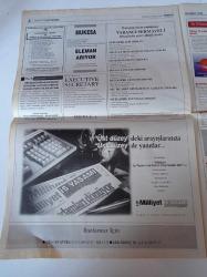 Milliyet İş Yaşamı Ve İnsan Kaynakları Gazetesi - 28 Mart 1999 - Sayı 121 - Demokratik Sol Parti Şişli Belediye Başkan Adayı Mustafa Sarıgül Fotoğrafı - Ölmeden Cennete Girilmez - McDonald's - İhracat Yapan Yan Sanayiciler