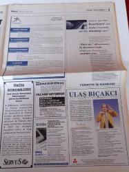 Milliyet İş Yaşamı Ve İnsan Kaynakları Gazetesi - 11 Nisan 1999 - Sayı 123 - Toplam Kalite Yönetimi Felsefesi Yaygınlaşıyor - Yeni Neslin İdolleri - Vedat Akman - Artema'ya TSE ISO EN 14001 Belgesi
