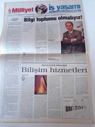 Milliyet İş Yaşamı Ve İnsan Kaynakları Gazetesi - 11 Nisan 1999 - Sayı 123 - Toplam Kalite Yönetimi Felsefesi Yaygınlaşıyor - Yeni Neslin İdolleri - Vedat Akman - Artema'ya TSE ISO EN 14001 Belgesi