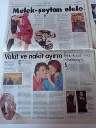 Milliyet Vitrin Gazetesi - 6 Şubat 1999 - Sayı 115 - Mezdeke Grubu Fotoğrafı - İyi Ki Kişisel İmaj Devrinde Yaşıyoruz - GAP O Kadar Güzel Ki - Murat Pilevneli - Yarış Heyecanı