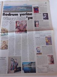 Milliyet Vitrin Gazetesi - 6 Şubat 1999 - Sayı 115 - Mezdeke Grubu Fotoğrafı - İyi Ki Kişisel İmaj Devrinde Yaşıyoruz - GAP O Kadar Güzel Ki - Murat Pilevneli - Yarış Heyecanı