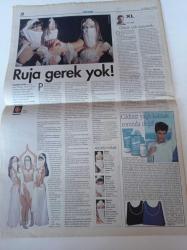 Milliyet Vitrin Gazetesi - 6 Şubat 1999 - Sayı 115 - Mezdeke Grubu Fotoğrafı - İyi Ki Kişisel İmaj Devrinde Yaşıyoruz - GAP O Kadar Güzel Ki - Murat Pilevneli - Yarış Heyecanı