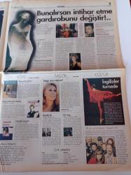 Milliyet Vitrin Gazetesi - 27 Şubat 1999 - Sayı 118 - Bütün Kadınlar Bunu İster - Ünlülerin Hobileri - Ali Poyrazoğlu - Demet Sağıroğlu - Kandemir Konduk- Bedri Baykam - Sharon Stone - Elizabeth Taylor - Bülent Ersoy