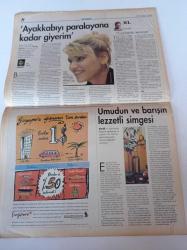 Milliyet Vitrin Gazetesi - 27 Şubat 1999 - Sayı 118 - Bütün Kadınlar Bunu İster - Ünlülerin Hobileri - Ali Poyrazoğlu - Demet Sağıroğlu - Kandemir Konduk- Bedri Baykam - Sharon Stone - Elizabeth Taylor - Bülent Ersoy