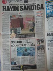 Türkiye Gazetesi,31 Mart 2019,Recep Tayyip Erdoğan,Murat Karayılan,Ümit Öztürk,İpek Soylu,Diagne,Beşiktaş,Ali Koç,Ozan Tufan,Tolgay Arslan,Trabzonspor,Messi,Taha Akgül