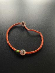 Aslan Burcu Turuncu renk ipli Bayblonia Bileklik