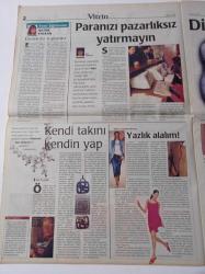 Milliyet Vitrin Gazetesi - 27 Mart 1999 - Sayı 122 - En Güzel Yatırımcı Çarkıfelek Hostesi Doğa Bekleriz Fotoğrafı - Dedikodu Ve Tasarruf - Muhteşem Sarıkamış - DKNY