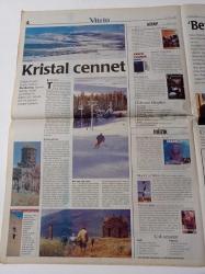 Milliyet Vitrin Gazetesi - 27 Mart 1999 - Sayı 122 - En Güzel Yatırımcı Çarkıfelek Hostesi Doğa Bekleriz Fotoğrafı - Dedikodu Ve Tasarruf - Muhteşem Sarıkamış - DKNY