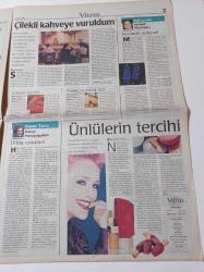 Milliyet Vitrin Gazetesi - 27 Mart 1999 - Sayı 122 - En Güzel Yatırımcı Çarkıfelek Hostesi Doğa Bekleriz Fotoğrafı - Dedikodu Ve Tasarruf - Muhteşem Sarıkamış - DKNY