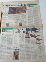Milliyet Vitrin Gazetesi - 3 Nisan 1999 - Sayı 123 - Defne Joy Foster - Beyazıt Öztürk - İkinci Türk Pırlanta Mücevher Tasarım Yarışması - Valentino