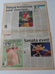 Milliyet Vitrin Gazetesi - 3 Nisan 1999 - Sayı 123 - Defne Joy Foster - Beyazıt Öztürk - İkinci Türk Pırlanta Mücevher Tasarım Yarışması - Valentino