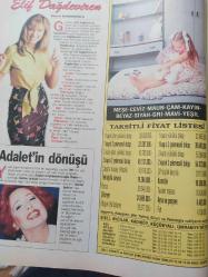 Oscar Tv Dergisi - 26 Eylül - 2 Ekim 1998 - Elif Dağdeviren - Aydan Burhan - Güner Ümit - Mustafa Sandal - Müslüm Gürses - Hilal Özdemir -