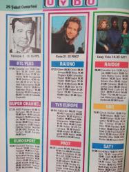Hürriyet Teleskop Dergisi - 29 Şubat - 6 Mart 1992 - Hülya Avşar - Kadir İnanır - Ahu Tuğba - Yasemin Koşal - Fatma Girik - Aydan Şener - Tolga Savacı -