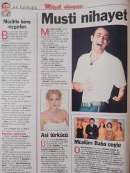 Oscar Tv Dergisi - 26 Eylül - 2 Ekim 1998 - Elif Dağdeviren - Aydan Burhan - Güner Ümit - Mustafa Sandal - Müslüm Gürses - Hilal Özdemir -