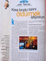 Cafe Pazar Dergisi - 16 Kasım 1997 - Kürşat Başar - Müzik herşeyin ötesinde - Necla Seyhun - Füsun Dedehayır - Şebnem Denktaş - Sibel Güneş -