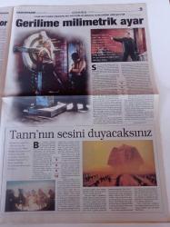 Milliyet Gazete Pazar - 16 Mayıs 1999 - Sayı 119 - Aysun Kayacı Fotoğrafı - Doktor Doğa İşbaşında - Plakçıda Casus Var - On Yeşilim Filozof - Akademik Pastalar