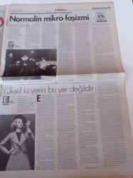 Milliyet Gazete Pazar - 17 Ocak 1999 - Sayı 102 - Sol Ne Kadar Sol - Ömer Laçiner- Ertuğrul Kürkçü - Taha Akyol - Müslüm Gürses - Nur Sürer