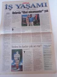 Milliyet İş Yaşamı Ve İnsan Kaynakları Gazetesi - 11 Temmuz 1999 - Sayı 136 - Pizza Hut'tan Gençlere Kariyer Fırsatı - EMPA'dan Shakespeare Ziyafeti - Mavi Yakalılara 5 Yıldızlı Eğitim