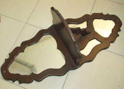 ViNTaGe AYNALI BüYüK AHŞAP DuVaR TELEFONLUĞU...