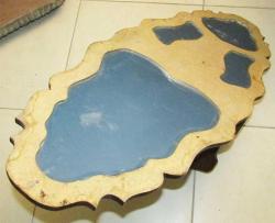 ViNTaGe AYNALI BüYüK AHŞAP DuVaR TELEFONLUĞU...