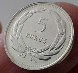 1949 YILI DARPHANE BASKISI ORİJİNAL GÜMÜŞ 5 KURUŞ ÇİL B1ŞŞ2 ÇOK NADİR