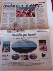 Milliyet Gayrimenkul Gazetesi - 15 Haziran 2001 - Sayı 5 - Dansöz Asena'nın Muhteşem Terası - Kriz Kapalıçarşı'yı Da Vurdu - Plazalar Yine Gözde - Arazi Geliştirme Mesleği