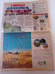 Milliyet Gayrimenkul Gazetesi - 15 Haziran 2001 - Sayı 5 - Dansöz Asena'nın Muhteşem Terası - Kriz Kapalıçarşı'yı Da Vurdu - Plazalar Yine Gözde - Arazi Geliştirme Mesleği