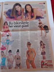 Milliyet Vitrin Gazetesi - 21 Nisan 2001 - Sayı 230 - Turasan Şarapları - En Hafif Fotoğraf Makinesi - Canon -Manken Dilek Serbest Ve Pınar Bulut Fotoğrafı - Erberk Ajan- Alışveriş Brookfiels Geldi - Boxer'lı Cazibe