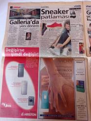 Milliyet Vitrin Gazetesi - 26 Mayıs 2001 - Sayı 235 - Nestle'den Faydalı Bir Eser Yoco - Ülker Fidella - Manken Şennur Şafak -  Olivium Outlet