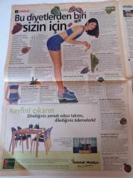 Milliyet Vitrin Gazetesi - 26 Mayıs 2001 - Sayı 235 - Nestle'den Faydalı Bir Eser Yoco - Ülker Fidella - Manken Şennur Şafak -  Olivium Outlet