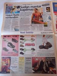 Milliyet Vitrin Gazetesi - 25 Ağustos 2001 - Sayı 248 - Skechers Türkiye'ye Geliyor - Beko'nun Toz Canavarı - Hiperaktif Bira Troy Dark- Manken Hatice Şendil Fotoğrafı - Hayalet Çamaşırlar