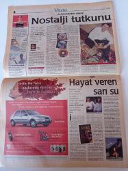 Milliyet Vitrin Gazetesi - 17 Temmuz 1999 - Sayı 138 - Sünnetçi Kemal Özkan - Hakan Eren Fotoğrafı- Enka Spor Kulübü - Türkiye Spor Yazarları Derneği - Kemer Country