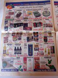 Migroskop Gazetesi - 26 Ağustos 8 Eylül 1999 - Sayı 225 - Migros Alışveriş Merkezî - Türk Hava Yolları - Burger King - Tefal- Köytür Piliç - Coca Cola - Fanta -  Fiyat İndeksi